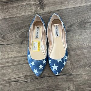 Steve Madden Blue Star Flats